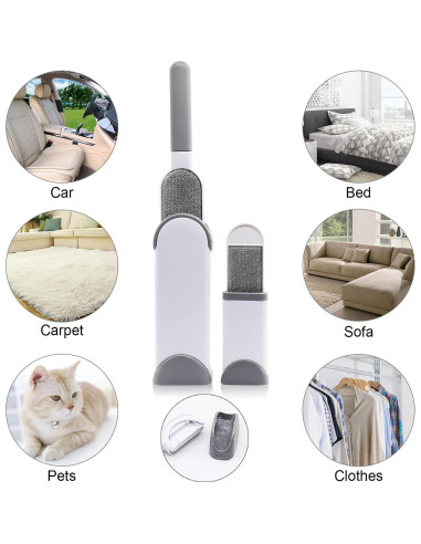 Cepillo Quitapelos JIALAI HOME para Mascotas Gris 370g