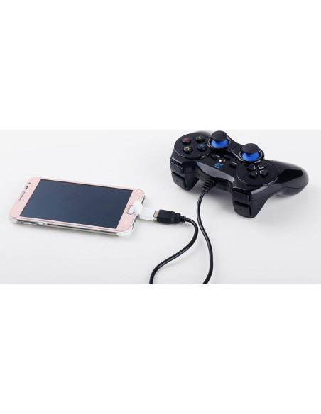 Controlador de Juegos USB ZD-V+ para PC y PS3 - Negro