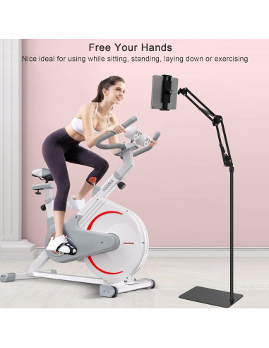 Soporte de Piso Ajustable para Tableta SAMHOUSING Negro 1.40 kg