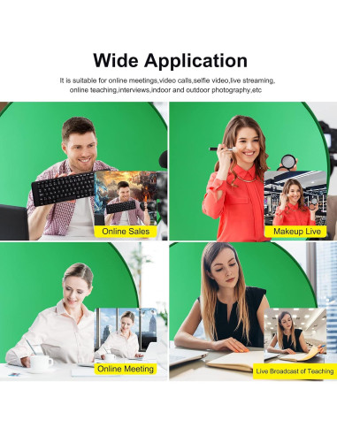 Fondo Verde Portátil CoosBonfik 142 cm Chroma Key para Sillas