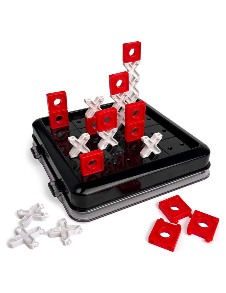 Juego 3D Tres en Raya Rokt&razo Portátil para Viajes