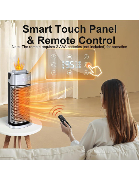 Calentador Eléctrico Portátil Ssoiew 1500W con Humidificador