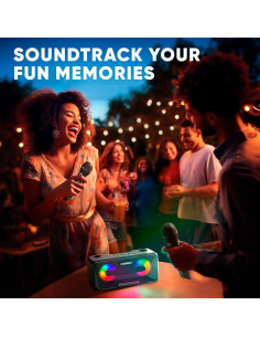 Karaoke MASINGO Presto G2 con 2 Micrófonos Inalámbricos 2