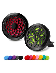 Difusor de Aceite Esencial RoyAroma 30mm Negro con Almohadillas