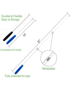 Juguete para Gatos EcoCity - Varita con Plumas Naturales 2