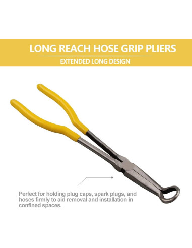 Alicates de Extracción de Bujías YanTone 27.94 cm Nariz Redonda