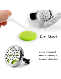 2 Difusores de Aromaterapia RoyAroma 30mm con Almohadillas 2