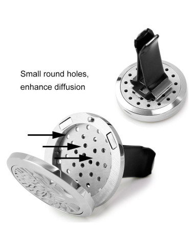 2 Difusores de Aromaterapia RoyAroma 30mm con Almohadillas