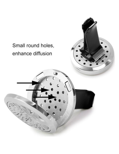 2 Difusores de Aromaterapia RoyAroma 30mm con Almohadillas