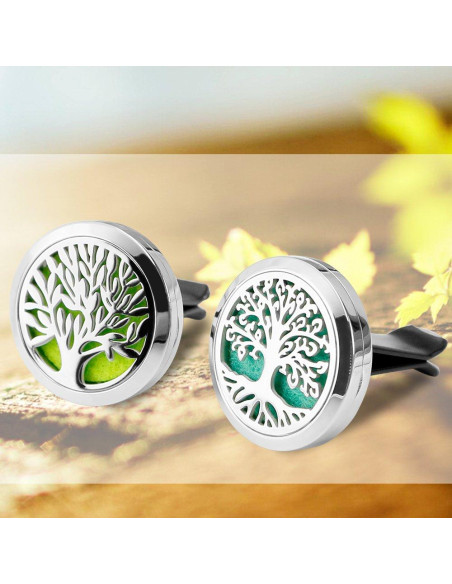 2 Difusores de Aromaterapia RoyAroma 30mm con Almohadillas