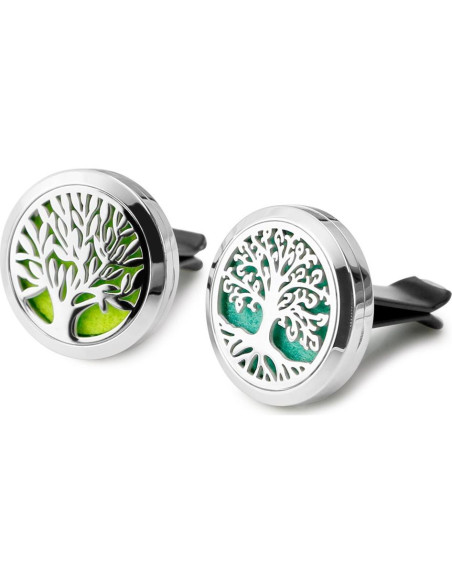 2 Difusores de Aromaterapia RoyAroma 30mm con Almohadillas