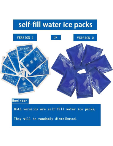 Chaleco Refrigerante Unisex Azul con 20 Paquetes de Hielo