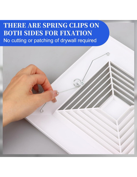 Cubierta de Ventilador de Baño Mkhaslri 22,86x22,86cm 4 Piezas