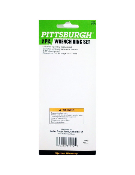 Anillos de Llave HFT Organizador 2 Piezas Acero Cromado