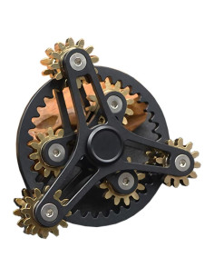 Spinner de Fidget Wewinn 13 Rodamientos Negro Engranajes
