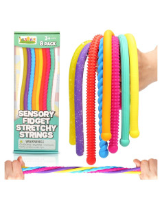 Juguetes Sensoriales Antiestrés LESONG - 8 Cuerdas Estirables