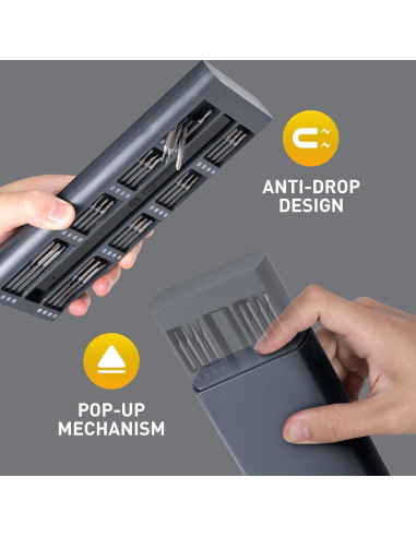 Destornillador Eléctrico MAVHTEL Mini 66 en 1 con LED