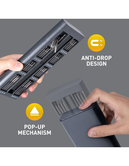 Destornillador Eléctrico MAVHTEL Mini 66 en 1 con LED