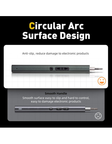 Destornillador Eléctrico MAVHTEL Mini 66 en 1 con LED