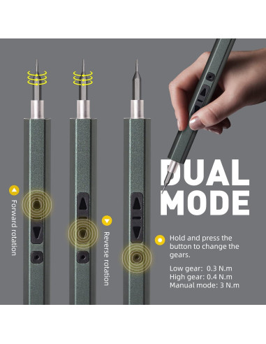 Destornillador Eléctrico MAVHTEL Mini 66 en 1 con LED