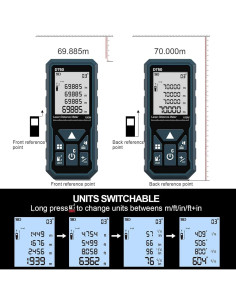 Medidor Láser ACPOTEL DT50 50m Pantalla LCD IP54 2