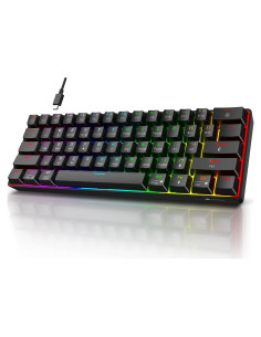 Teclado Mecánico KOORUI 61 Teclas RGB Compacto Type-C