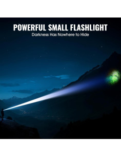 Linterna Táctica Recargable Banral K518 LED USB-C 4 Modos 2