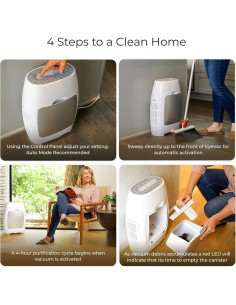 Purificador de Aire y Aspiradora Sin Contacto EYE-VAC 1000W 2