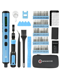 Mini Destornillador Eléctrico SHINEHOME 66 en 1 con LED
