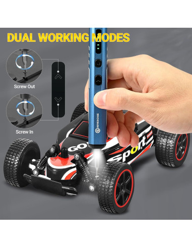 Mini Destornillador Eléctrico SHINEHOME 66 en 1 con LED