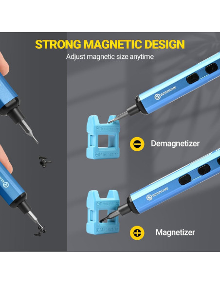 Mini Destornillador Eléctrico SHINEHOME 66 en 1 con LED