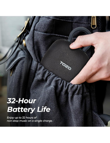 Altavoz Bluetooth TOZO PE1 Mini Impermeable IPX8 32H