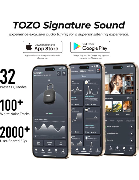 Altavoz Bluetooth TOZO PE1 Mini Impermeable IPX8 32H