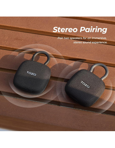Altavoz Bluetooth TOZO PE1 Mini Impermeable IPX8 32H