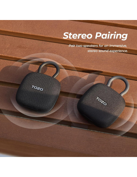 Altavoz Bluetooth TOZO PE1 Mini Impermeable IPX8 32H