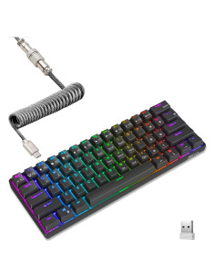 Teclado Mecánico RK ROYAL KLUDGE RK61 60% RGB Inalámbrico