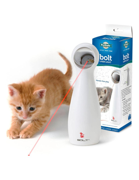 Juguete Interactivo de Láser PetSafe Bolt para Gatos - Modo Automático y Manual Juguete Interactivo de Láser PetSafe Bolt para Gatos - Modo Automático y Manual