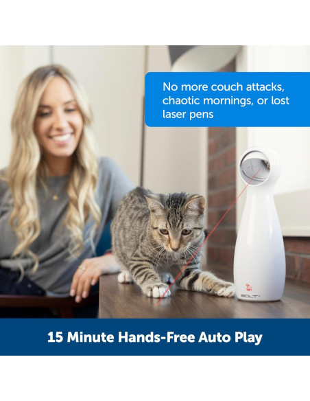 Juguete Interactivo de Láser PetSafe Bolt para Gatos - Modo Automático y Manual Juguete Interactivo de Láser PetSafe Bolt para Gatos - Modo Automático y Manual