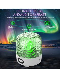 Proyector de Luz Nocturna CHLORANTHUS CY-01 LED Bluetooth 2