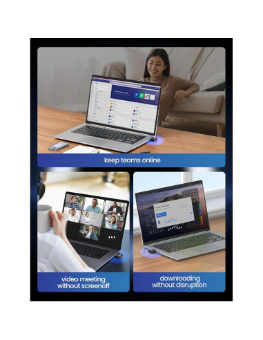 Agitador de Ratón USB Meatanty Pequeño Indetectable con LED