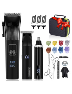 Kit de Recortadoras Roziapro para Hombre - Precisión y Carga Rápida