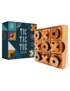 Juego de Tres en Raya BSIRI - Madera 13.97 cm Clásico