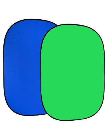 Fotodiox Pro Fondo Plegable 1,52m x 2,13m Verde/Azul