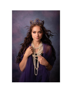 Fondo Fotográfico Kate 1.52x2.13m Retro Azul Púrpura 2