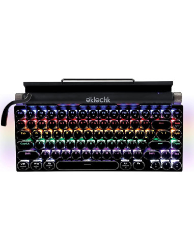 Teclado Inalámbrico Vintage Eklectik EKL-TWKB100 83 Teclas LED
