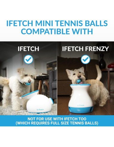 Pelotas de Tenis Mini iFetch para Perros Pequeños, 5 Pzas