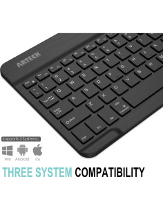 Teclado Inalámbrico Bluetooth Arteck HB030B Retroiluminado 7 Colores 2