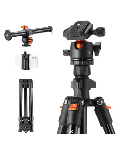 Trípode K&F Concept 76" (195cm) para Cámara DSLR 8kg