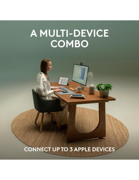 Combo Logitech Pebble 2 para Mac - Teclado y Ratón Inalámbricos Combo Logitech Pebble 2 para Mac - Teclado y Ratón Inalámbricos