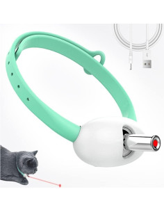 Collar láser para gatos Cdipesp - Juguete interactivo recargable 2